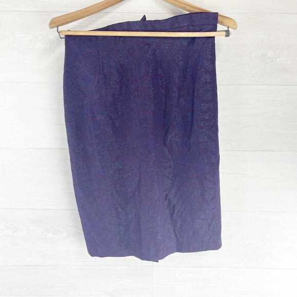 Alberto Makali 2 Piece Metallic Accent Blazer & Skirt Suit - Picture 5 of 8